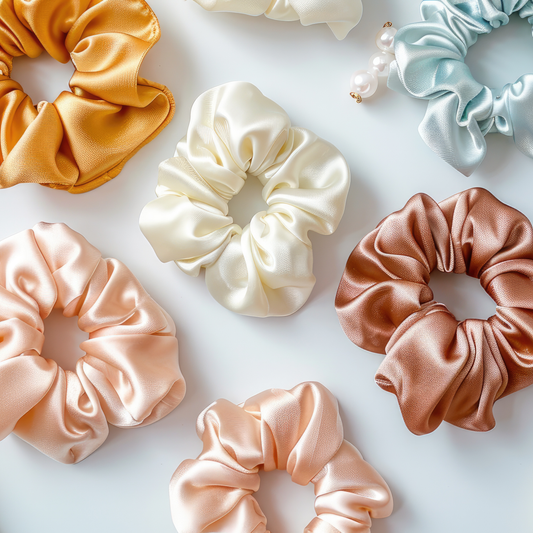 Scrunchie in 100% Pura Seta di Gelso